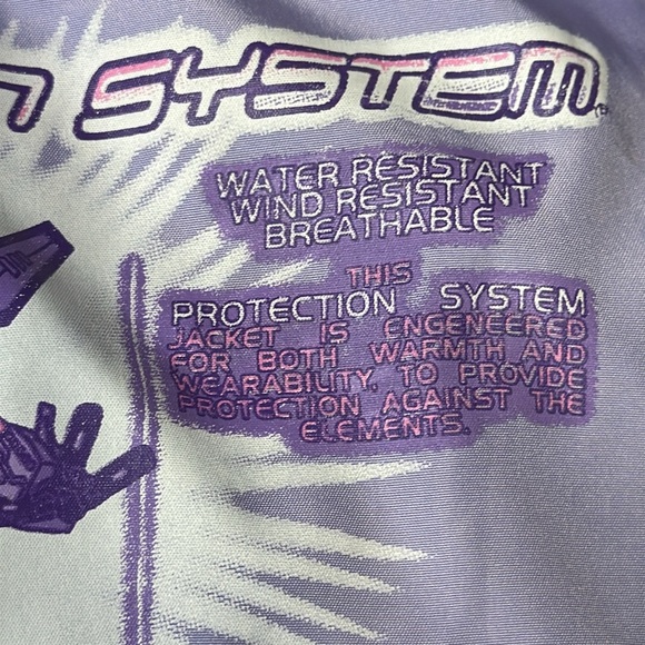 Protection System Girls Lilac/Purple Winter Coat Size 4T - Picture 13 of 15